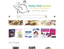 Tablet Screenshot of pastrychef.com